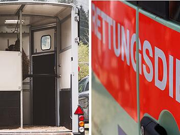 Pferdeanh&auml;nger kippt bei Unfall auf der A9 im Kreis Roth um - mehrere Verletzte