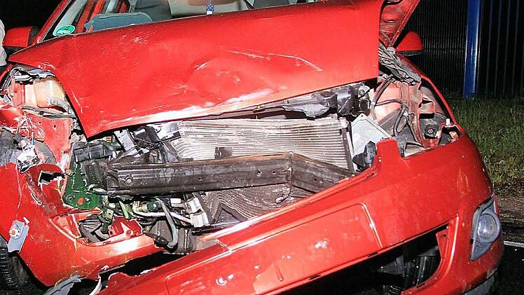 Unfall in Hallstadt am 25. Mai 2015 Foto: Ferdinand Merzbach