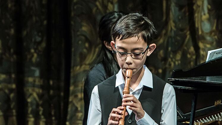 Impressionen von der Matinee "Jugend spielt für Jugend" im Landestheater Coburg: Paul WagnerFoto: Jochen Berger