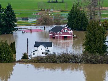 &Uuml;berschwemmungen im US-Staat Washington