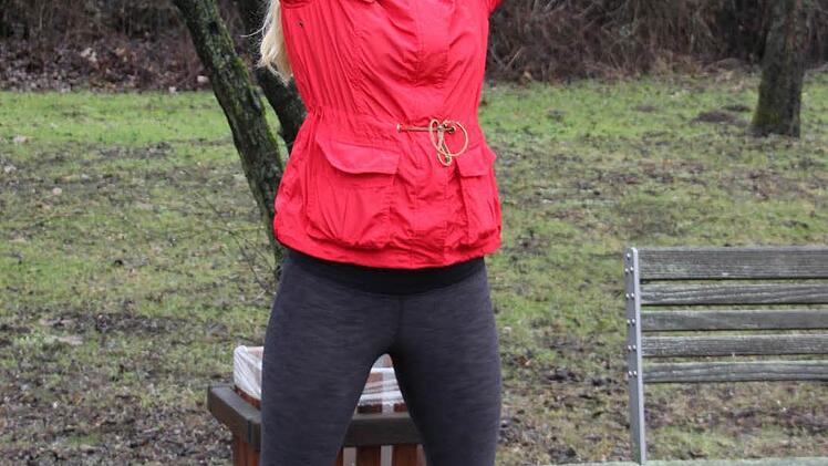 Julia Wich sagt selbst: "Sport ist keine Last für mich." Und das merkt man ihr beim Training auch wirklich an. Foto: Lisa Kieslinger
