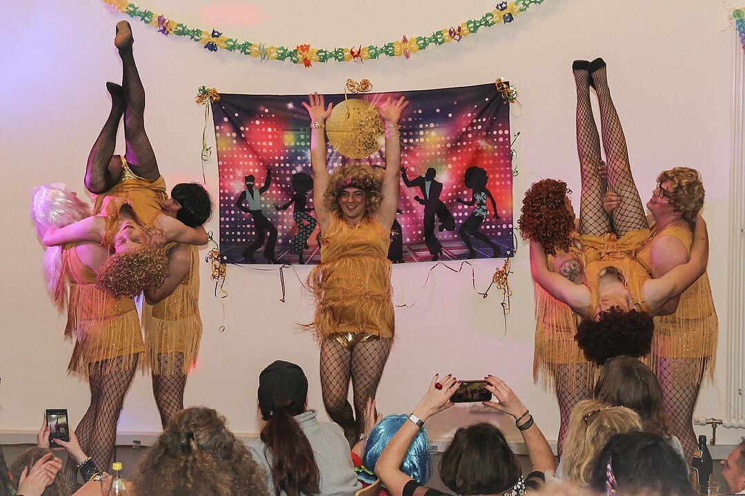Funky Schlaghosen Disco wie in den 70ern