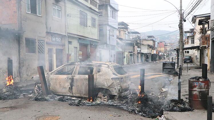 Polizeieinsatz in Favelas in Rio de Janeiro