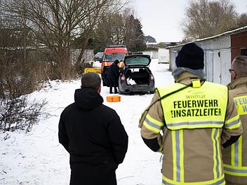 Leiche bei Suche nach Eisbader in Wismar gefunden