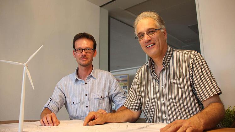 Thorsten Köck und Burkhard Schramm von der NEG Foto: Benedikt Borst
