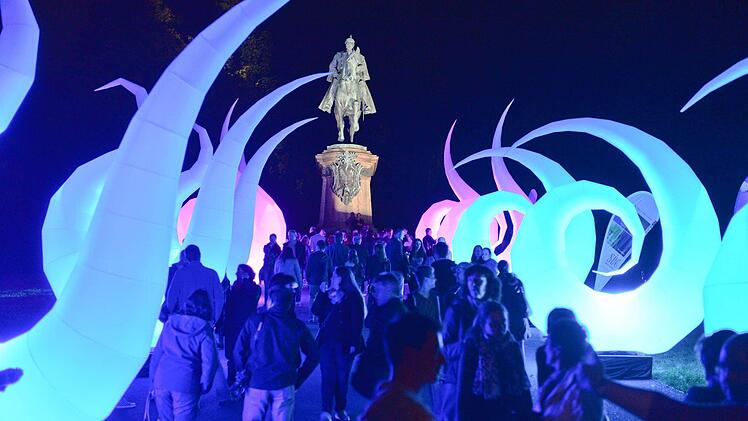 Coburg leuchtet bei der Museumsnacht 2014. Foto: Ronald Rinklef