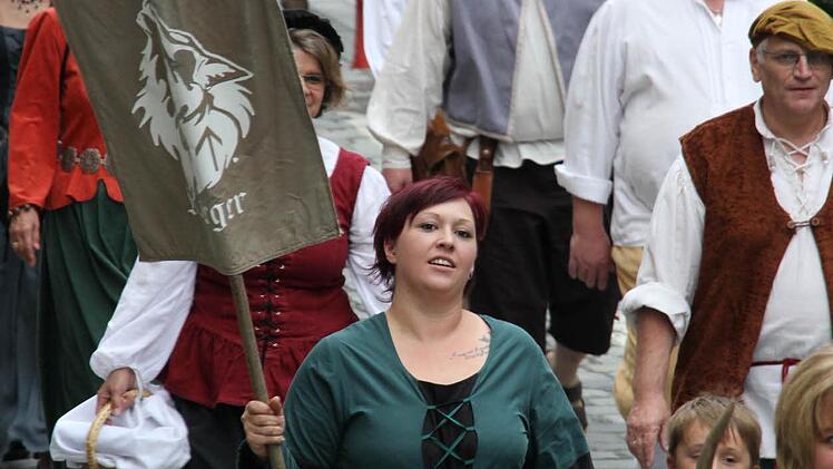 Historischer Festzug durch Kronach. Foto: Marco Meißner