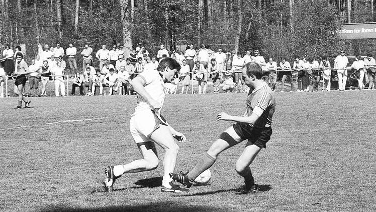 Szene aus dem Spiel des FC Reichenbach gegen den TSV Wonfurt (3:1).