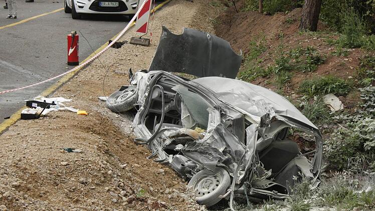 Im Straßengraben endete die Flucht. Foto: Andreas Dorsch