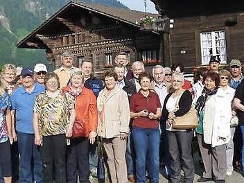 Das Berner Oberland mit all seinen Sehenswürdigkeiten lernte die Reisegruppe des Frankenwaldvereins Presseck bei einem viertägigen Ausflug kennen. Foto: privat