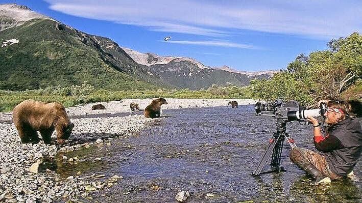 Bei seinem Vortrag in Coburg berichtet Tierfotograf Andreas Kieling von gefährlichen Begegnungen. Foto: Archiv