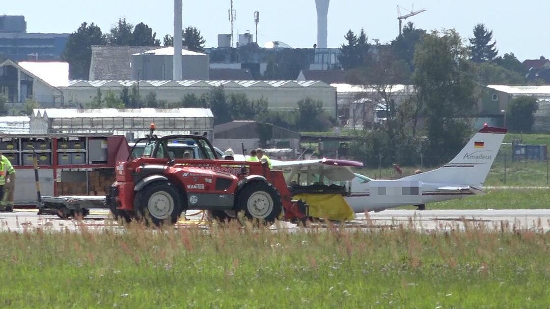Cessna muss in Nürnberg notlanden - niemand verletzt