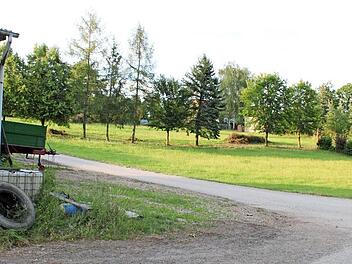 Das in das Dorfgebiet eingegliederte Grundstück mit der Flurnummer 453 am westlichen Ortsrand des Altortes Foto: Addelheid Waschka