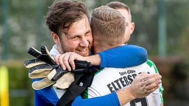 Torhüter Tugay Akbakla war Matchwinner im Hinspiel für den SC Eltersdorf (2:0) und machte etliche Großchancen der DJK Don Bosco Bamberg zunichte.   Am Sonntag um 16 Uhr kommt es in Wildensorg zum zweiten Vergleich der beiden Bayernligisten.Sportfoto Zink