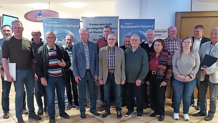 Ehrungen bei der der Kameradschaft ehemaliger Soldaten, Reservisten und Hinterbliebenen Hammelburg.