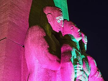 Das Ehrenmal für die Gewaltopfer. Auch in diesem Jahr wird dort am Volkstrauertag nicht die Nationalhymne gespielt. Foto: Albert Höchstädter