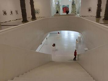 "Stufen des Lebens" heißt die aktuelle Ausstellung in der Trev-Punkt-Galerie in Münnerstadt. Foto: J. Pennig
