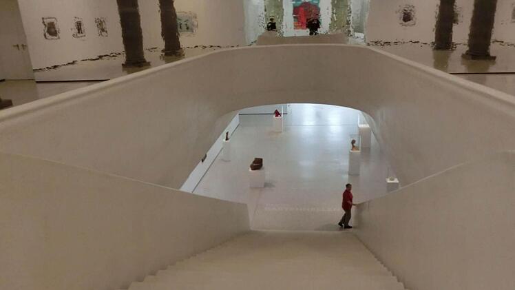 "Stufen des Lebens" heißt die aktuelle Ausstellung in der Trev-Punkt-Galerie in Münnerstadt. Foto: J. Pennig
