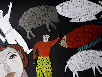 Zeichnen, S&auml;gen, Malen: Kinder k&ouml;nnen beim Workshop am 6. August ihrer Kreativit&auml;t freien Lauf lassen.  Foto: Jannina Hector