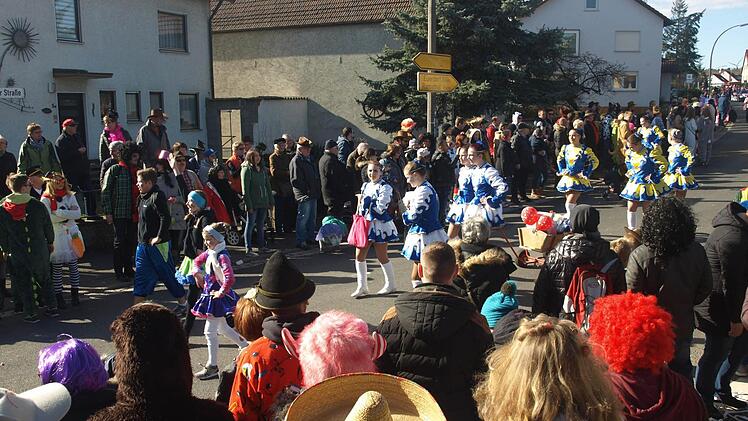 Faschingsumzug in Ebenhausen.  Foto: Stefan Geiger