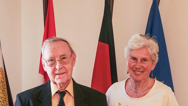 Alan Stockbridge und seine Frau Erika, die aus Augsburg stammt