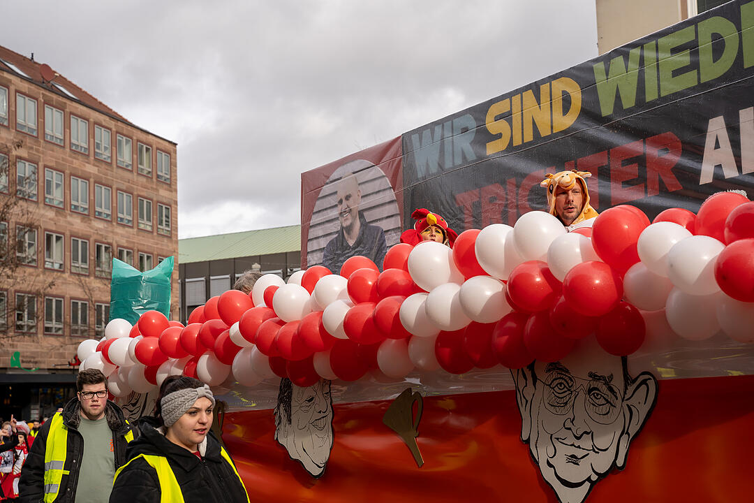 Der traditionelle Umzug zog ca. 70.000 Faschingsfreunde an.