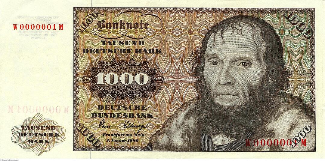 Deutsche Mark - Banknoten ab 1961