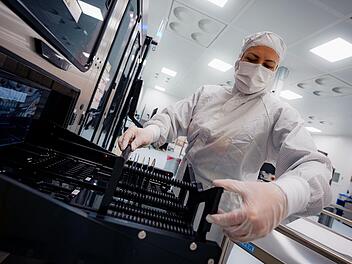 Die neue Fabrik zur Sensorherstellung der Siemens Healthineers in Forchheim
