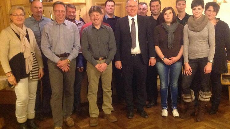 Klaus Zink (5. v. l.) führt die Liste an. Foto: privat