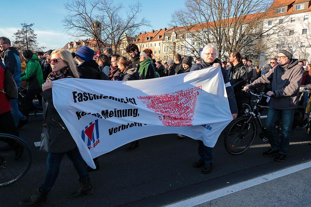 Fest der Demokratie, III. Weg und Anti-Nazi-Demonstrationen in Bamberg