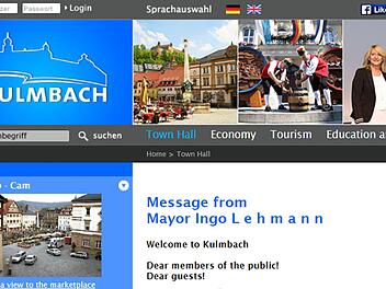 In englischer Sprache ist die Seite der Stadt durchaus schon heute zu lesen. Screenshot: Stephan Tiroch
