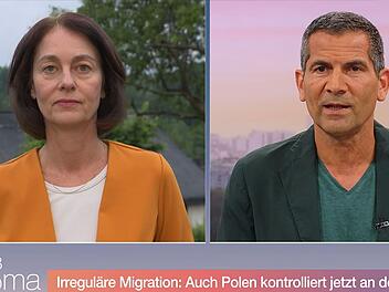 Katarina Barley stellte sich im ZDF-"Morgenmagazin" den Fragen von Moderator Mitri Sirin.