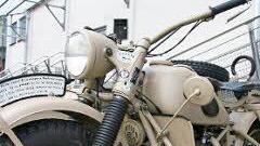Dieses BMW-Motorrad wurde 1941 für die Wehrmacht gebaut.