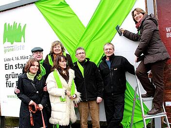 Mit Annette Prechtel (r.) an der Spitze, aber ohne OB-Kandidaten ging die Forchheimer Grüne Liste in die Stadtratswahl 2014. Auch für die Neuwahl am 6. März 2016 schickt die Partei keinen eigenen Bewerber ins Rennen.  Archivfoto: Josef Hofbauer