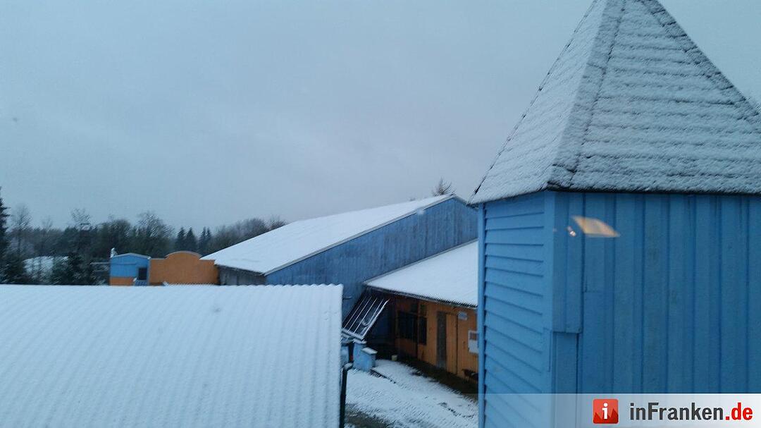 Winter im April 2016 in Franken