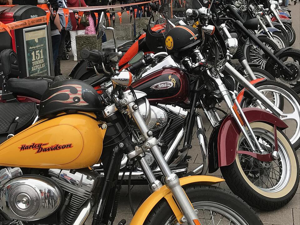 Harley-Davidson-Treffen in Hamburg