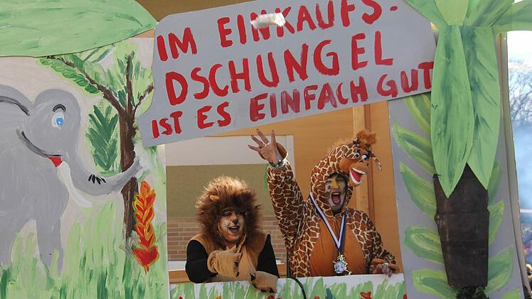 Faschingsumzug in Oberlangenstadt. Foto: Veronika Schadeck