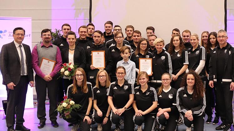 Ein Teil der Geehrten