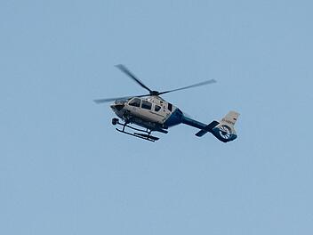 &Uuml;bungsflug in Oberfranken - Nutzer melden Polizeihubschrauber &uuml;ber dem Kreis Bamberg