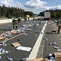 Lastwagenunfall auf der A9