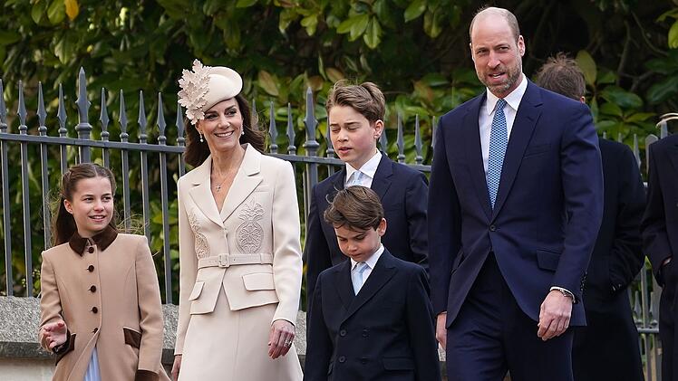 Seine Familie (von links: Prinzessin Charlotte, Prinzessin Kate, Prinz George und Prinz Louis) steht f&uuml;r Prinz William an erster Stelle.