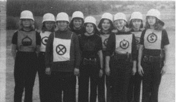 Die erste weibliche Löschgruppe im Landkreis 1970. Foto: Archiv Feuerwehr Rothhausen