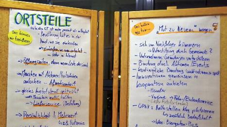 Auch die Ergebnisse für die Ortsteile wurden festgehalten.