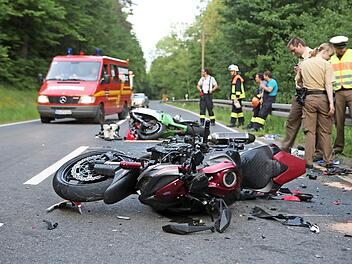 An einem Wochenende Ende Mai passierten drei schwere Motorradunfälle am Würgauer Berg. Archivbild: News5/Herse
