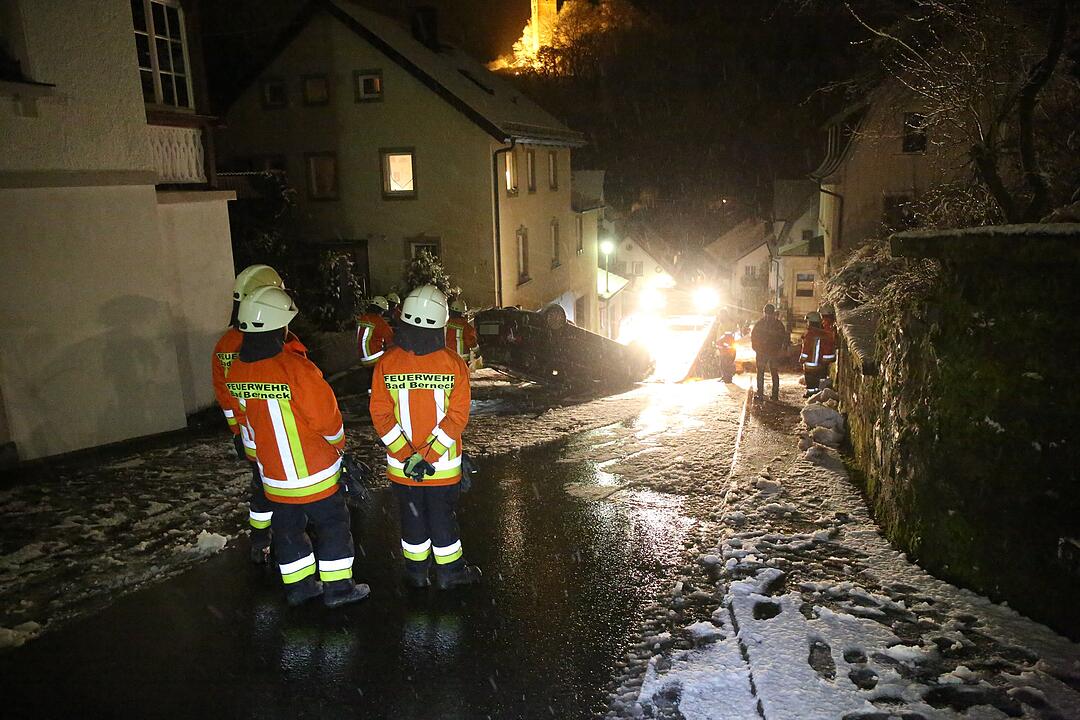 Glätteunfall in Bad Berneck