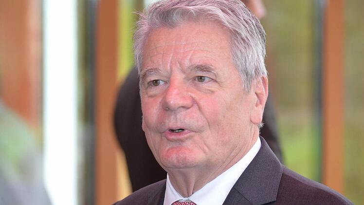 Bundespräsident Joachim Gauck sieht gute Entwicklung für den Landkreis Kronach. Foto: Ronald Rinklef
