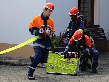 Die jungen Feuerwehrleute geben Gas. Foto: Christian Bischof/FFW