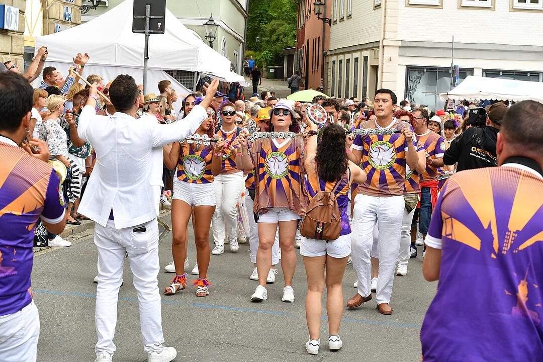 Umzug beim Samba-Festival in Coburg