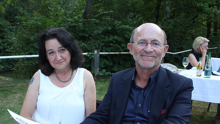 Bernd Stein und Tanja Schneider genossen den Abend.