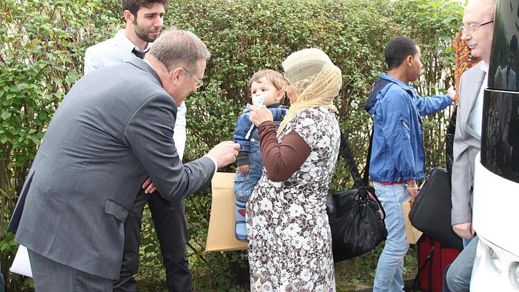 Unter den Flüchtlingen sind auch viele Kinder.